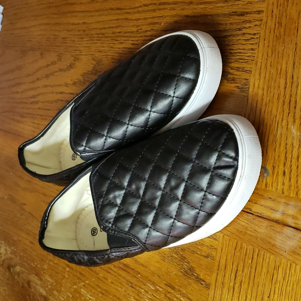 Charles Albert slide on sneakers, size 10 women's
